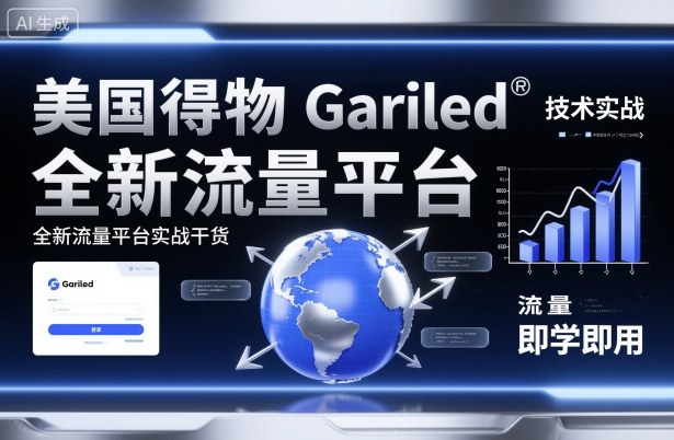 美国得物Gariled技术实战，全新流量平台​实战干货，即学即用-HEIXMI（中国站）