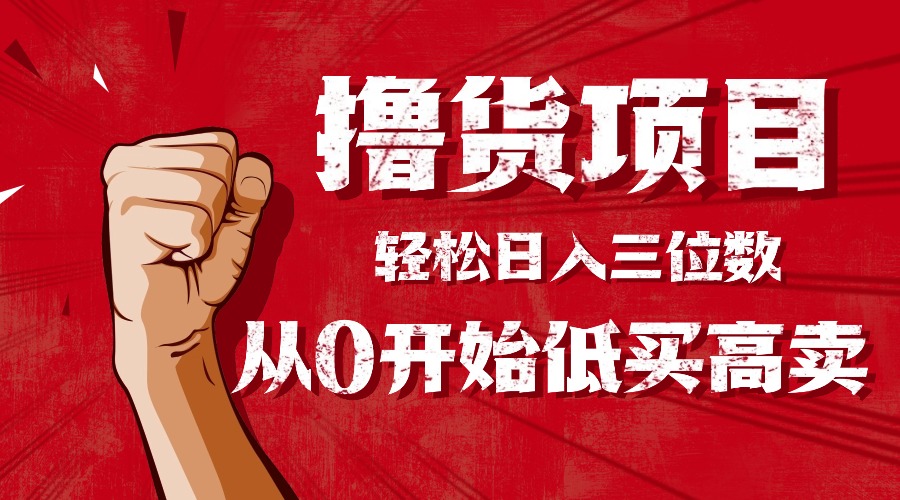 手把手教你撸货，从0开始低买高卖，小白轻松实现日入三位数!!!-HEIXMI（中国站）