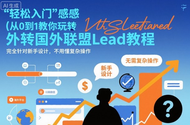 国外联盟賺美刀项目，从0到1教你玩转国外联盟Lead教程，纯新手可操作性100%-HEIXMI（中国站）