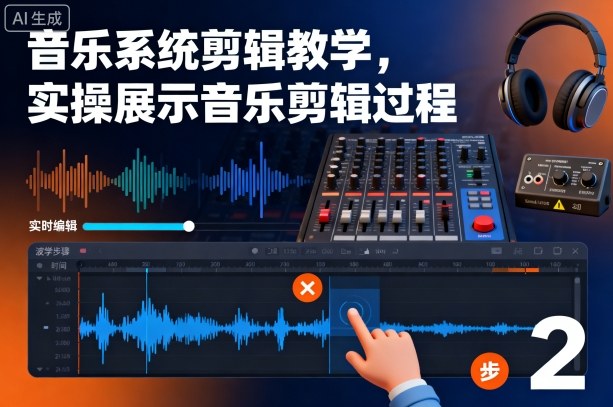 音乐系统剪辑教学，实操展示音乐剪辑过程-HEIXMI（中国站）