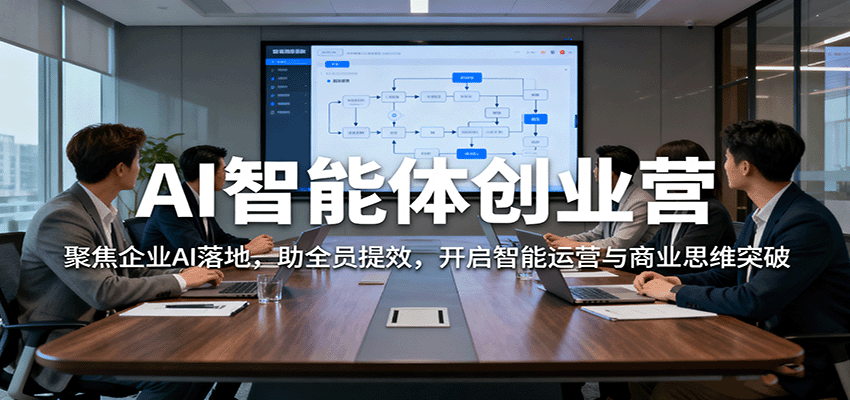 AI智能体创业营：聚焦企业AI落地，助全员提效，开启智能运营与商业思维突破-HEIXMI（中国站）