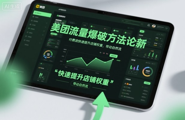 美团流量爆破方法论，付费流快速提升店铺权重，带动自然流-HEIXMI（中国站）