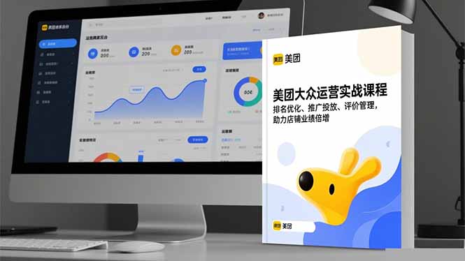 美团大众运营实战课程，排名优化、推广投放、评价管理，助力店铺业绩倍增-HEIXMI（中国站）