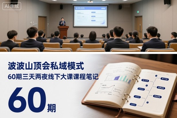 波波山顶会私域模式60期三天两夜线下大课课程笔记(文档)-HEIXMI（中国站）