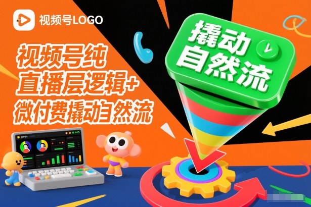 视频号纯直播底层逻辑+微付费撬动自然流-HEIXMI（中国站）