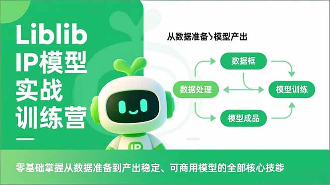 Liblib IP模型实战训练营，零基础掌握从数据准备到产出稳定、可商用模型的全部核心技能-HEIXMI（中国站）