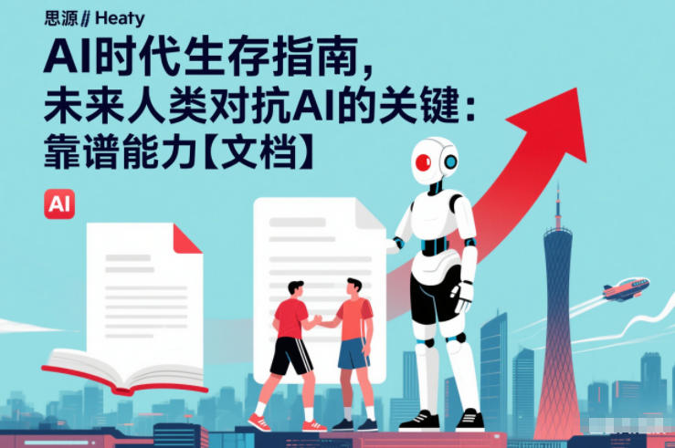 AI时代生存指南，未来人类对抗AI的关键：靠谱能力【文档】-HEIXMI（中国站）