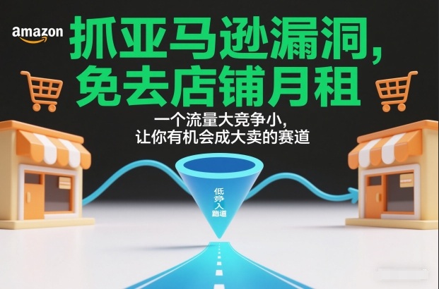 抓亚马逊漏洞，免去店铺月租，一个流量大竞争小，让你有机会成大卖的赛道-HEIXMI（中国站）