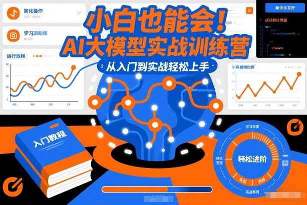 小白也能会！AI大模型实战训练营，从入门到实战轻松上手-HEIXMI（中国站）