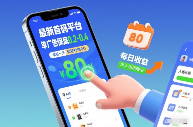 最新首码平台，单广告保底0.2-0.4，单机一天轻松撸80，早入场早賺米【揭秘】-HEIXMI（中国站）