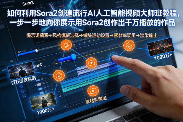如何利用Sora2创建流行AI人工智能视频大师班，一步一步地向你展示用Sora2创作出千万播放的作品-HEIXMI（中国站）
