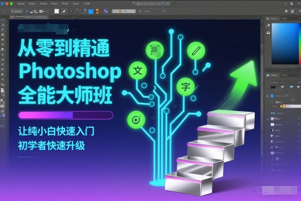 从零到精通Photoshop全能大师班，让纯小白快速入门，初学者快速升级-HEIXMI（中国站）