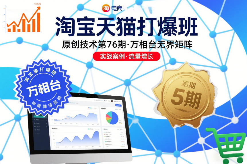 淘宝天猫打爆班原创技术第76期，万相台无界矩阵-HEIXMI（中国站）