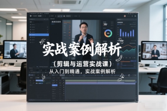 剪辑与运营实战课，从入门到精通，实战案例解析(更新2026)-HEIXMI（中国站）