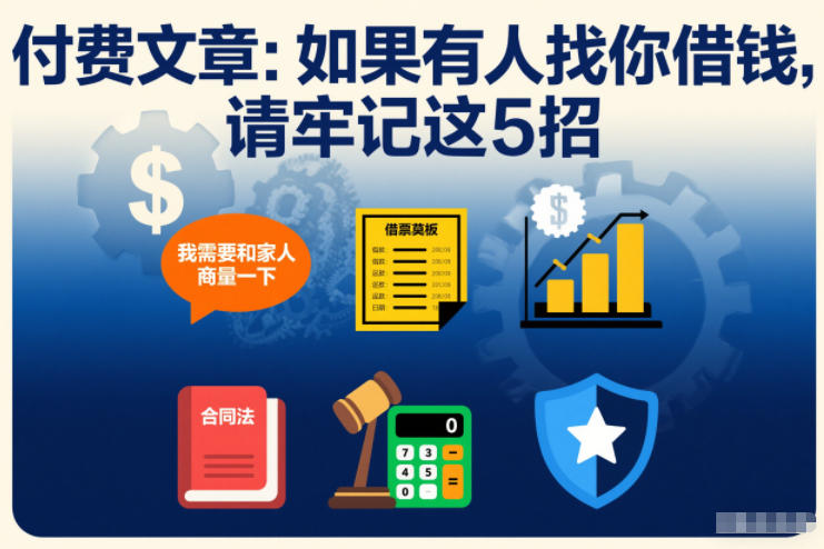 付费文章：如果有人找你借钱，请牢记这5招-HEIXMI（中国站）