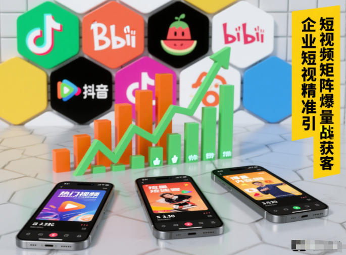 企业短视频精准引流矩阵获客，短视频矩阵爆量战法-HEIXMI（中国站）