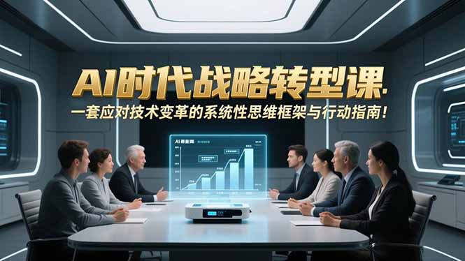 AI时代战略转型课：一套应对技术变革的系统性思维框架与行动指南！-HEIXMI（中国站）