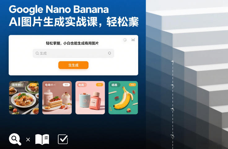 Google Nano Banana AI图片生成实战课，轻松掌握，小白也能生成商用图片-HEIXMI（中国站）
