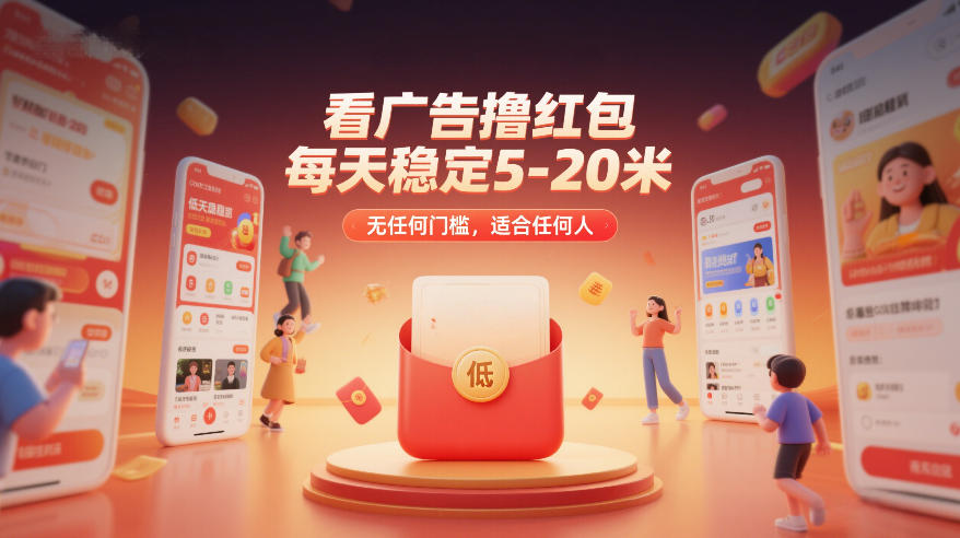 看广告撸红包，每天稳定5-20米，无任何门槛，适合任何人-HEIXMI（中国站）