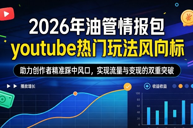 2026年油管情报包，youtube热门玩法风向标，助力创作者精准踩中风口，实现流量与变现的双重突破-HEIXMI（中国站）