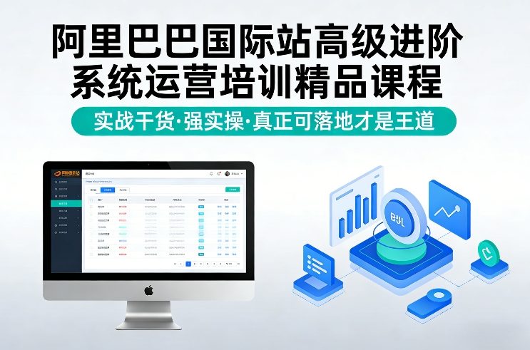 阿里巴巴国际站高级进阶系统运营培训精品课程，实战干货，强实操，真正可落地才是王道-HEIXMI（中国站）