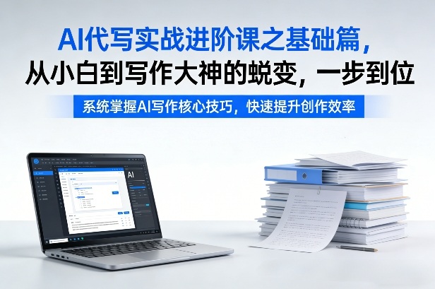 AI代写实战进阶课之基础篇，从小白到写作大神的蜕变，一步到位【揭秘】-HEIXMI（中国站）