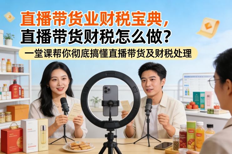 直播带货业财税宝典，直播带货财税怎么做？一堂课帮你彻底搞懂直播带货及财税处理-HEIXMI（中国站）