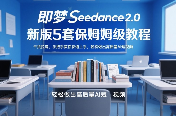 即梦Seedance2.0新版5套保姆级教程，干货拉满，手把手教你快速上手，轻松做出高质量AI短视频-HEIXMI（中国站）