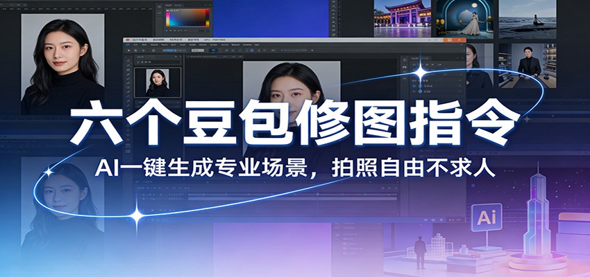 六个豆包修图指令:AI 一键生成专业场景,拍照自由不求人-HEIXMI(中国站)