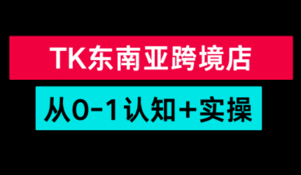 TikTok东南亚跨境从0-1认知实操课-HEIXMI（中国站）