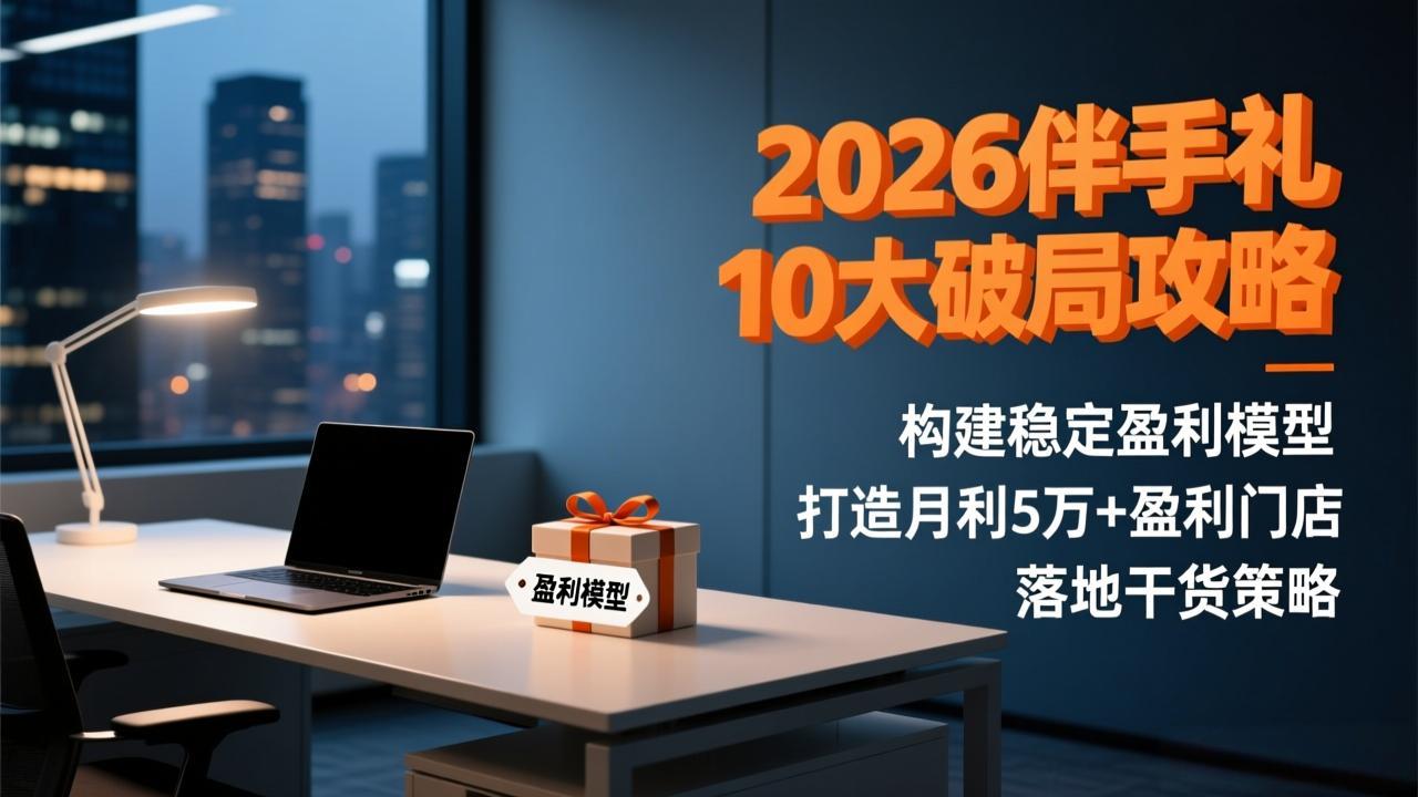 2026伴手礼10大破局攻略：构建稳定盈利模型，打造月利5万+盈利门店，落地干货策略-HEIXMI（中国站）