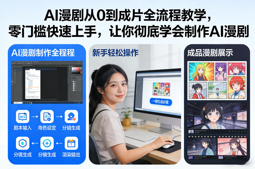 AI漫剧从0到成片全流程教学，零门槛快速上手，让你彻底学会制作AI漫剧【保姆级教程】-HEIXMI（中国站）