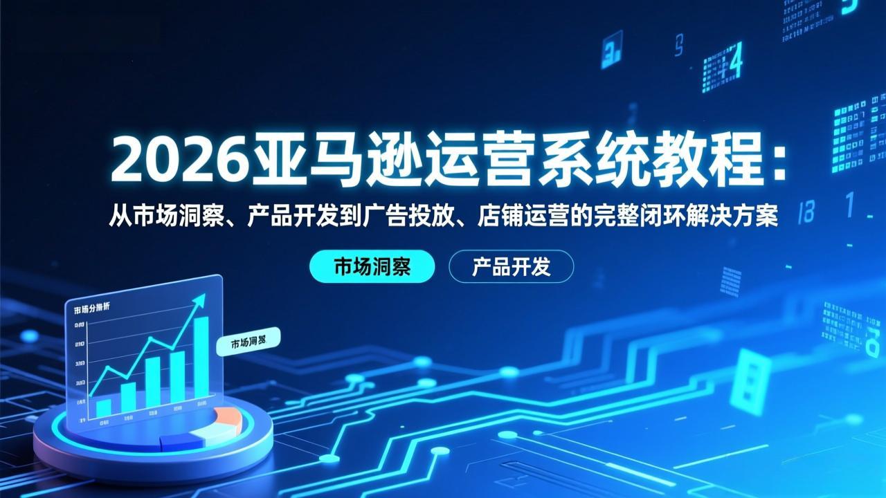 2026亚马逊运营系统教程：从市场洞察、产品开发到广告投放、店铺运营的完整闭环解决方案-HEIXMI（中国站）