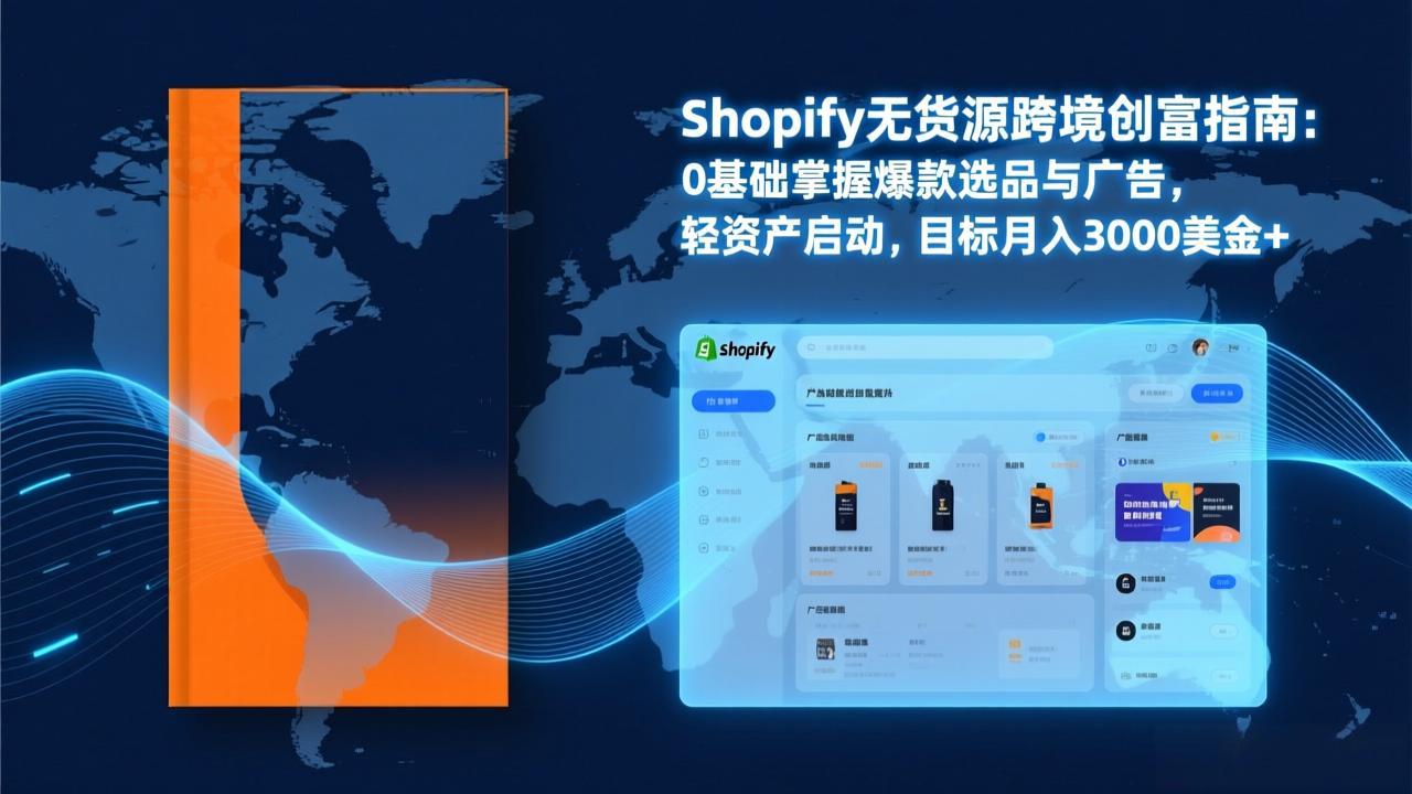 Shopify爆款打法实战：从选品到广告投放，复制爆款模型，驱动独立站月销售额破万刀-HEIXMI（中国站）