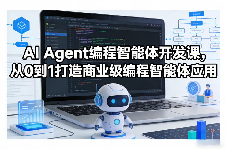 AI Agent编程智能体开发课，从0到1打造商业级编程智能体应用-HEIXMI（中国站）
