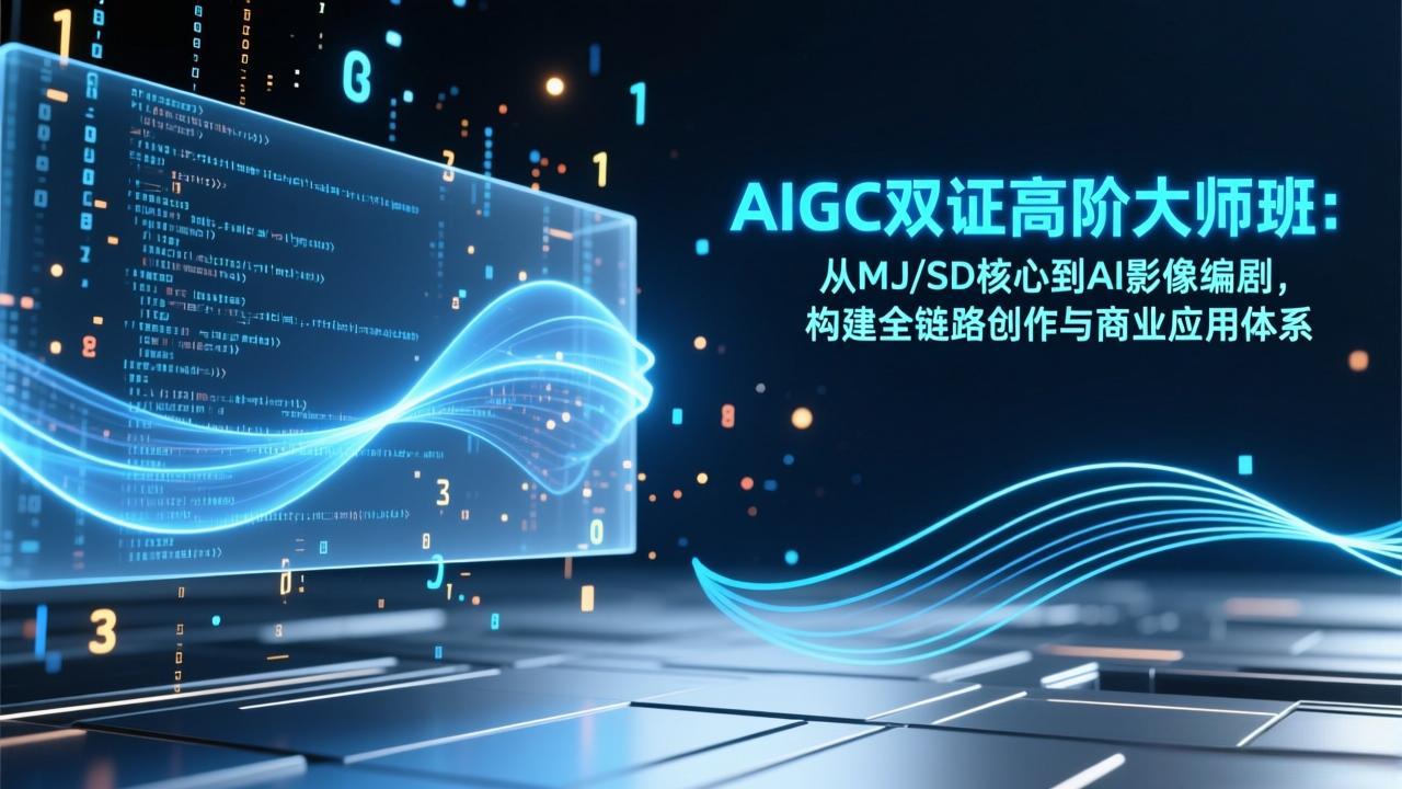 AIGC双证高阶大师班：从MJ/SD核心到AI影像编剧，构建全链路创作与商业应用体系-HEIXMI（中国站）
