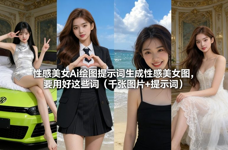 性感美女Ai绘图提示词生成性感美女图，要用好这些词(千张图片+提示词)-HEIXMI（中国站）
