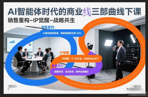 AI智能体时代的商业三部曲线下课，销售重构-IP觉醒-战略共生-HEIXMI（中国站）