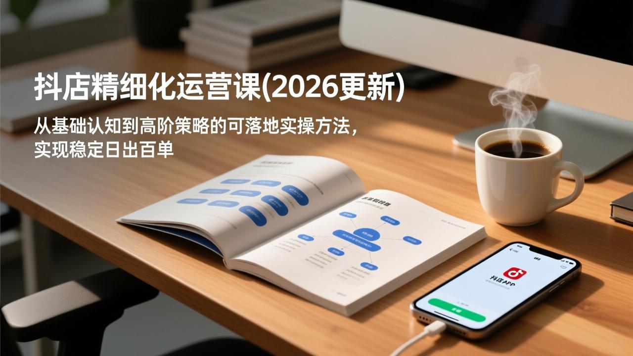 抖店精细化运营课(2026更新-HEIXMI（中国站）