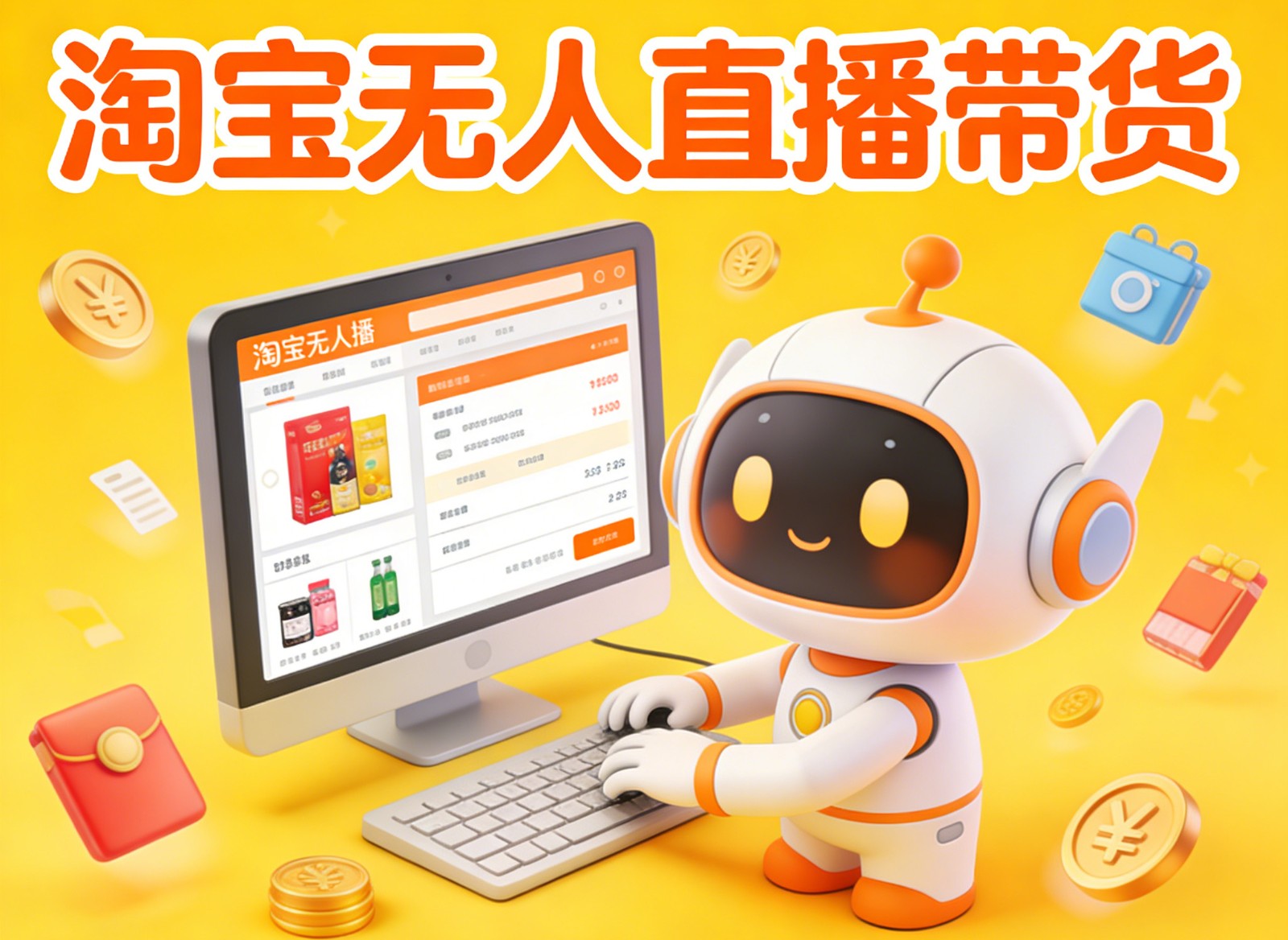淘宝无人直播带货，24小时自动卖货，月佣金1W+，不违规不封号，不用露脸-HEIXMI（中国站）