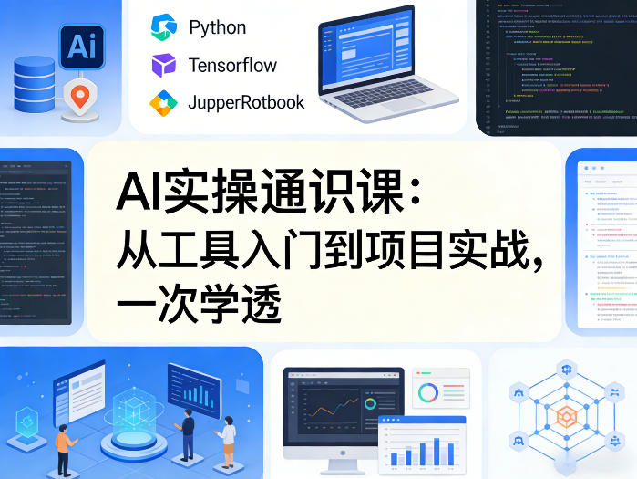 AI实操通识课，从工具入门到项目实战，一次学透-HEIXMI（中国站）