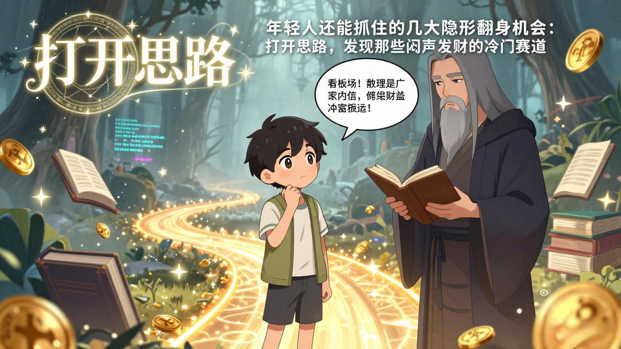 付费文1+2：年轻人还能抓住的几大隐形翻身机会：打开思路，发现那些闷声发财的冷门赛道-HEIXMI（中国站）