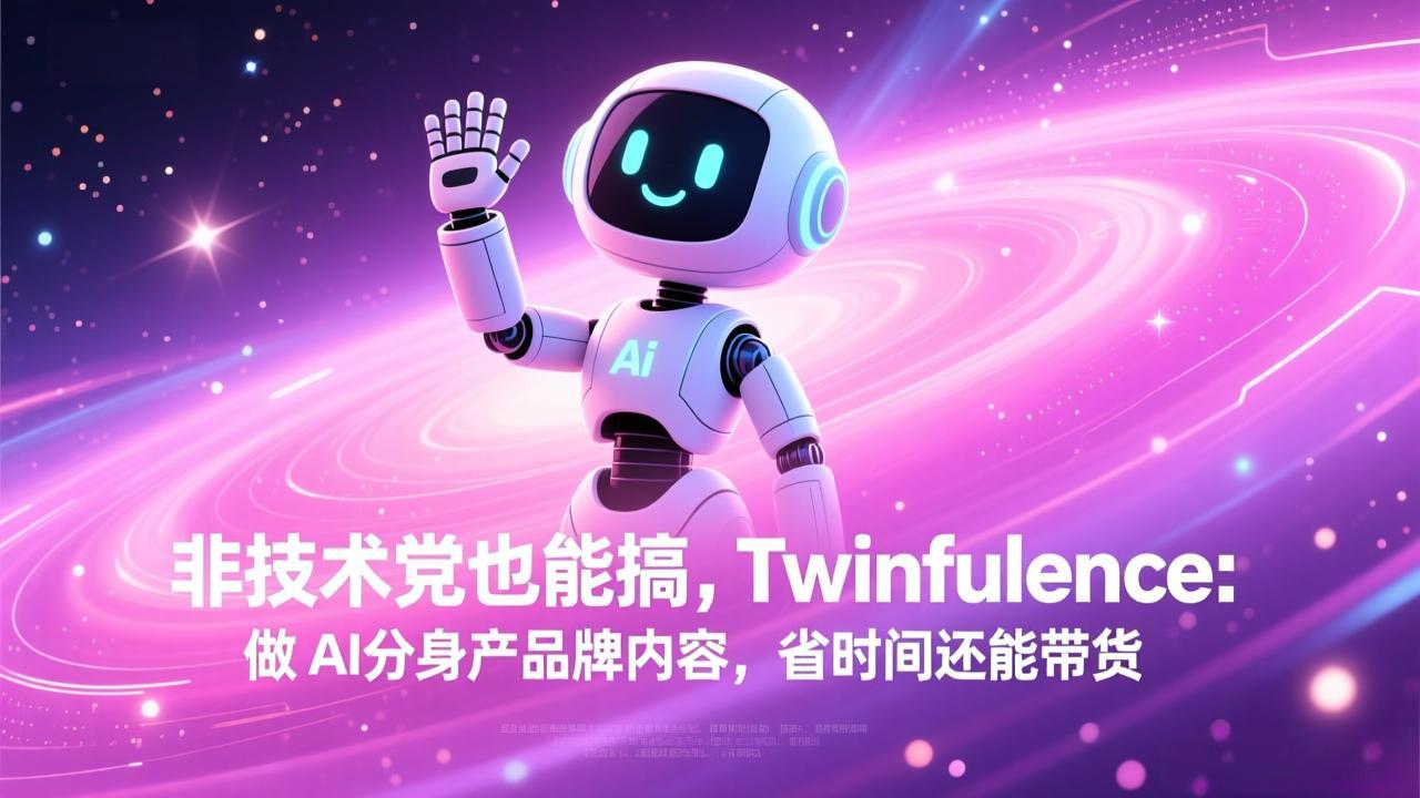 非技术党也能搞!Twinfluence:做 AI 分身产品牌内容,省时间还能带货-HEIXMI（中国站）