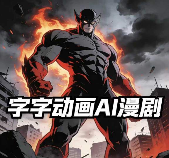 字字动画AI漫剧2026年第1期系统课程，小白看完就能学会实操的漫剧课，单人月收1-3W-HEIXMI（中国站）