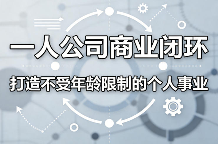 一人公司商业闭环，打造一份不受年龄限制的个人事业-HEIXMI（中国站）