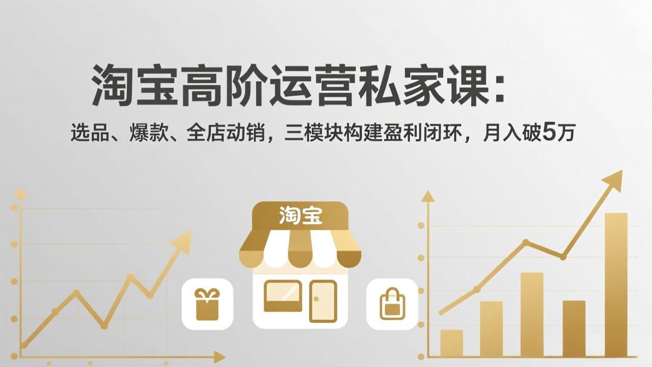 淘宝高阶运营私家课(更新26年4月-HEIXMI（中国站）