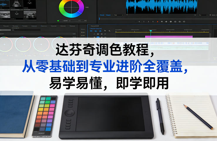 达芬奇调色教程，从零基础到专业进阶全覆盖，易学易懂，即学即用-HEIXMI（中国站）