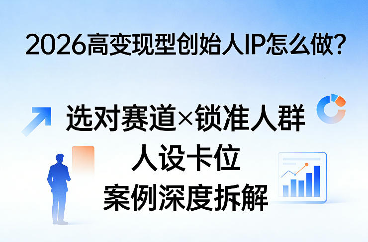 2026高变现型创始人IP怎么做？选对赛道×锁准人群×人设卡位×案例深度拆解-HEIXMI（中国站）