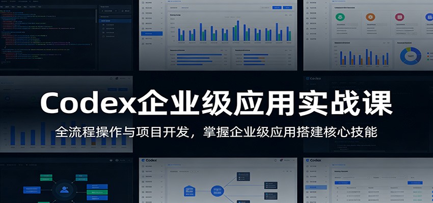 Codex企业级应用实战课：全流程操作与项目开发，掌握企业级应用搭建核心技能-HEIXMI（中国站）
