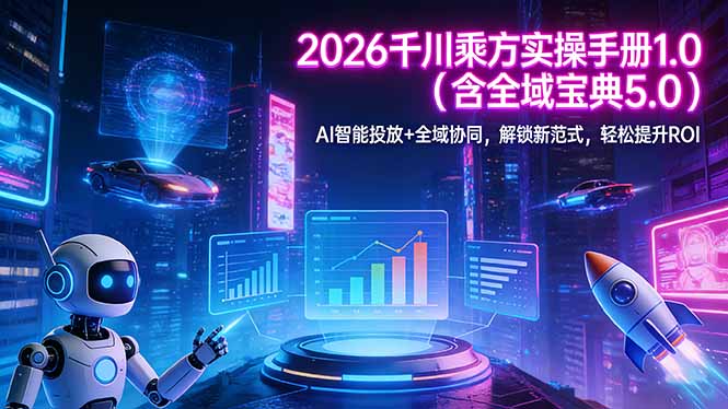 2026 千川乘方实操手册 1.0(含全域宝典 5.0-HEIXMI（中国站）